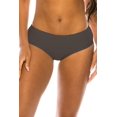 thumbnail image 1 of No Line Solid Laser Cut Panty Black&nbsp; S, 1 of 2