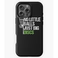 thumbnail image 1 of No Little Balls Just Big Discs Funny Phone Case for iPhone 16 15 14 13 12 11 Pro Max - Minimalist Phone, 1 of 2