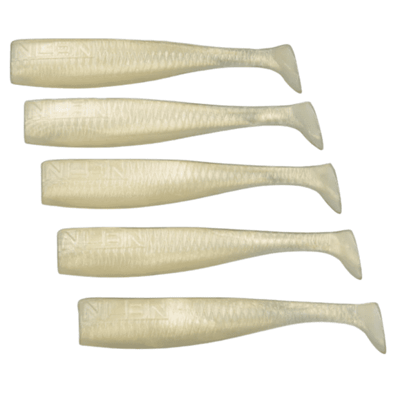 No Live Bait Needed Paddle Tail, 3.75", Hell Yea Butter
