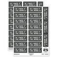 thumbnail image 1 of No Longer at this Address Letter Mail Sticker Set - Black - Gloss Finish - 2.00" Large, 1 of 7