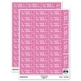 thumbnail image 1 of No Longer at this Address Letter Mail Sticker Set - Hot Pink - Matte Finish - 1.5" Small, 1 of 7