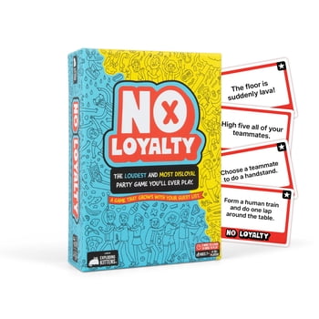 No Loyalty – Win Challenges, Switch Teams, Repeat – Chaotic Party Game for Large Groups – 4–20 Players Ages 7+