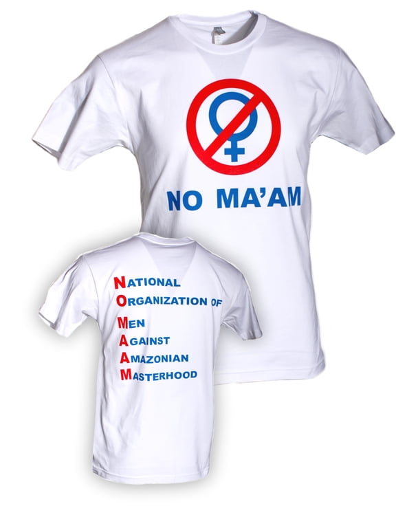 No Ma'am T-Shirt Retro Al Bundy Tv Show Maam Unisex Adult White XL
