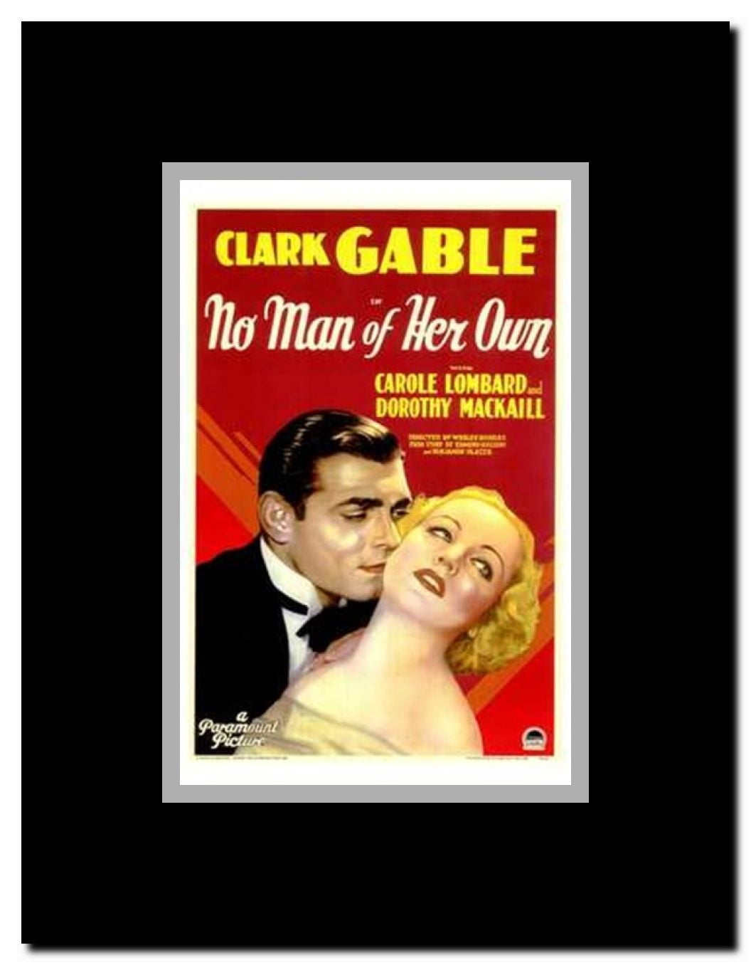 No Man of Her Own Framed Movie Poster
