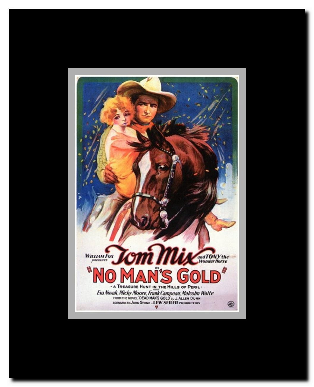 No Man's Gold Framed Movie Poster