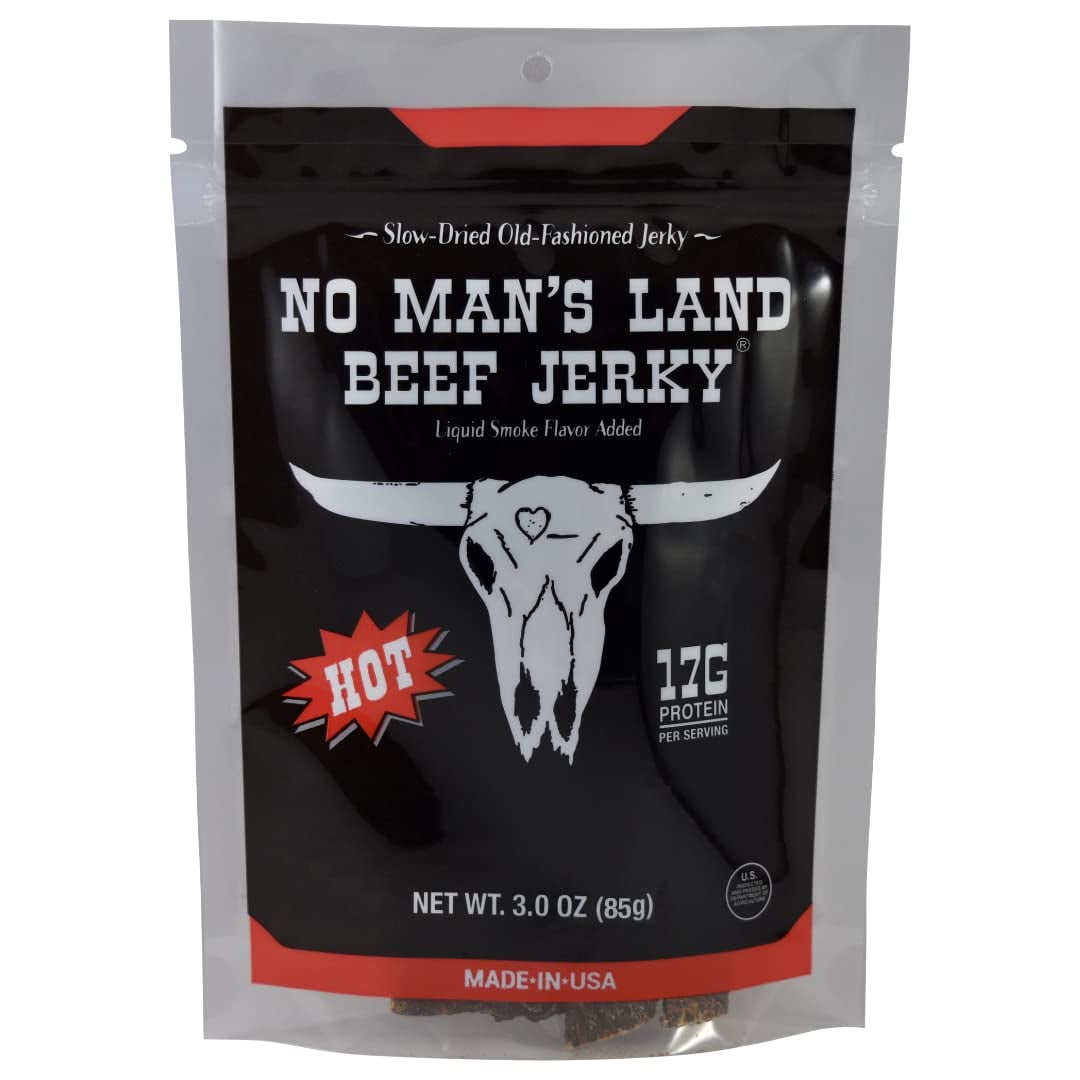No Man’s Land Hot Beef Jerky 3.0oz