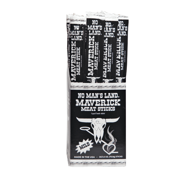 No Mans Land Beef Stick Mild (20 Pack) 2.5 oz