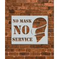 thumbnail image 1 of No Mask No Service Stencil, 1 of 2