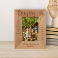 thumbnail image 1 of No Matter What Challenges Might Carry Us Apart Personalized Wooden Frame 3 1/2" x 5" Brown (Vertical), 1 of 1