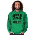 thumbnail image 1 of No Meat This Athlete Vegetarian Funny Hoodie Sweatshirt Women Men Brisco Brands M, 1 of 5