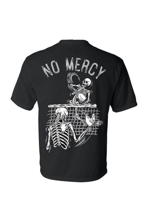 No Mercy Pickleball Black Performance T-Shirt (Dry-Fit) Medium