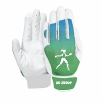 No Mercy Women's Softball Batting Glove - Green - Youth Medium