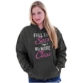 thumbnail image 1 of Full of Sass No More Class Graduation Hoodie Sweatshirt Women Brisco Brands 2X, 1 of 6