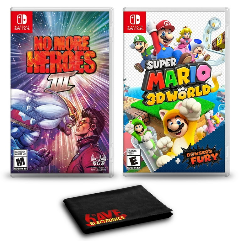 No More Heroes 3 Bundle with Mario 3D World Plus Bowsers Fury Nintendo Switch
