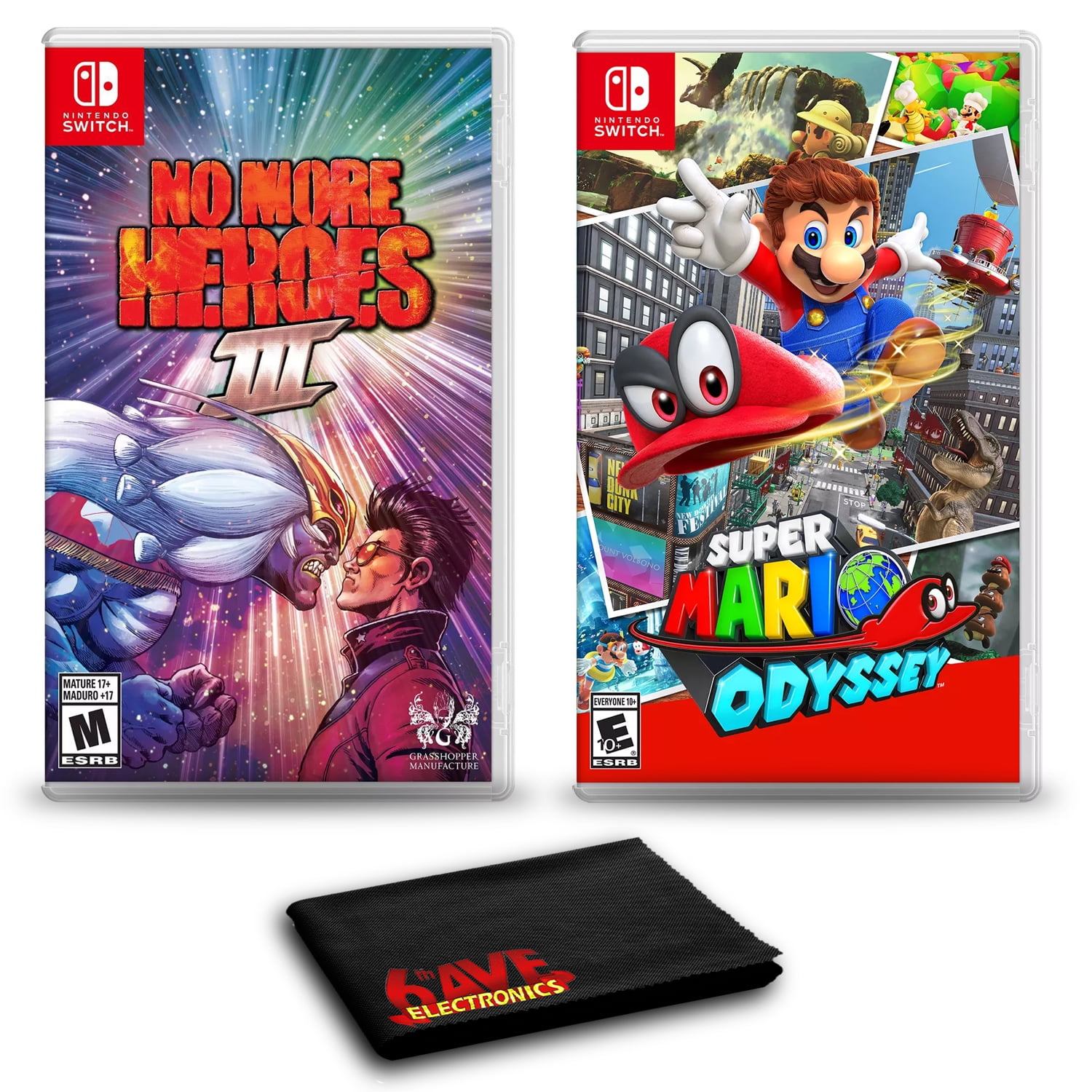 No More Heroes 3 Bundle with Super Mario Odyssey - Nintendo Switch , super  mario odyssey 