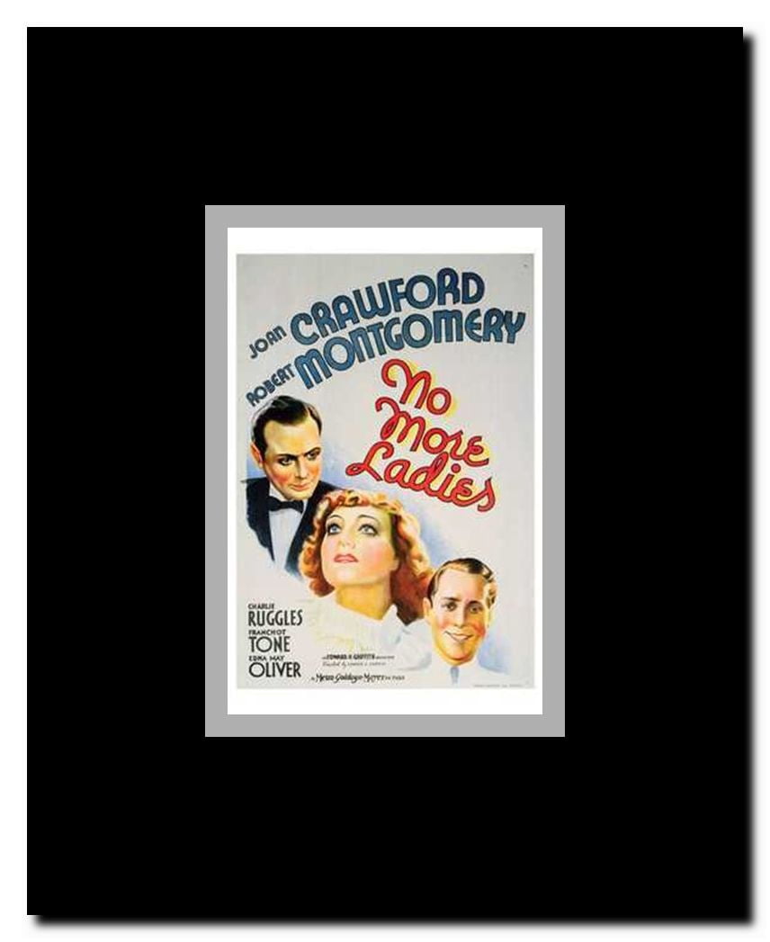 No More Ladies Framed Movie Poster