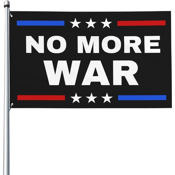 No More War flag Peace Yard Flags 3x5 Garden Banner Single Side