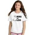 thumbnail image 1 of No More or End Less Positive Fashion Girls Kids T Shirt Tees Teen Brisco Brands XS, 1 of 6