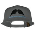 thumbnail image 1 of No Mow November Embroidered 5 Panel Mesh Trucker Snapback Cap - Charcoal OSFM, 1 of 5