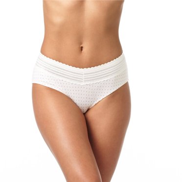 3-Pack Women's Cotton Hipster Panties - Comfy Shapewear With Tummy Control & No Muffin Top