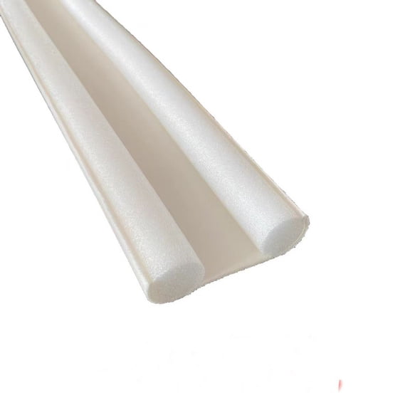 No-Nail Door Bottom Gap Sealing Strip Soundproof Door Draft Stopper Bedroom Soundproof Door Sticker Silent White 93cm