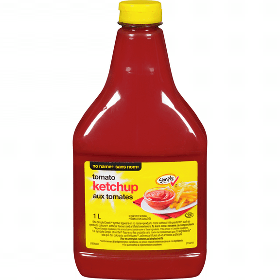 No Name Tomato Ketchup 1L/2.2 lb