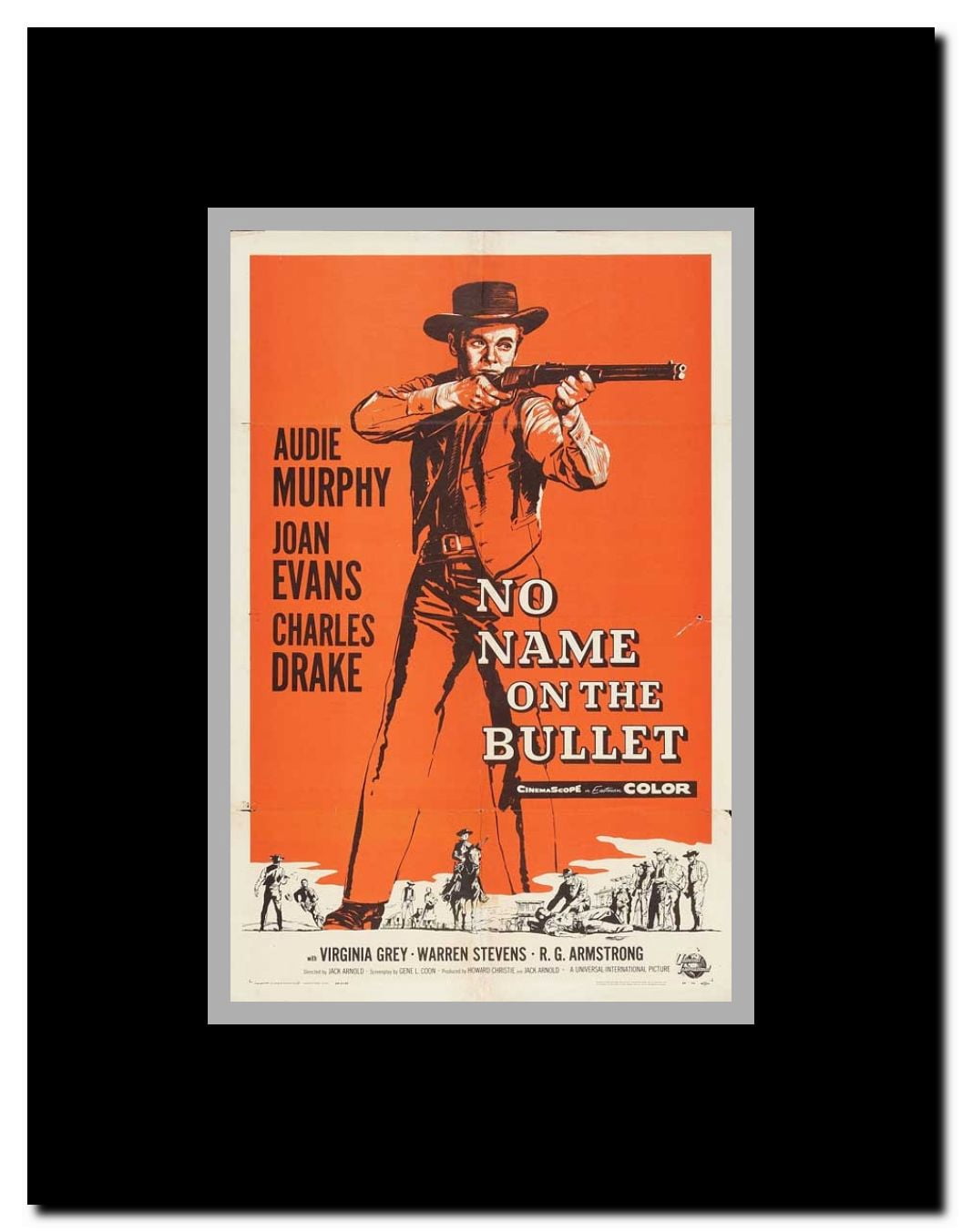 No Name on the Bullet Framed Movie Poster