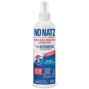 No Natz Botanical Insect Repellent, DEET-Free, Made with Natural Essential Oils, Non-Greasy Formula, Fresh Scent, 8 Fl. Oz. Spray Bottle