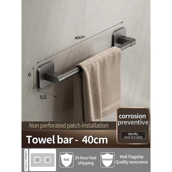 No Need To Drill Walls For Installation Bathroom Towel Bar/Hook/Towel Rack/Kitchen Rag Rack Bathroom Accessories