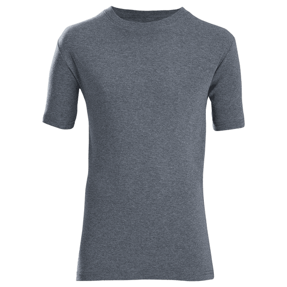 No Nonsense Adult Unisex Short Sleeve T-Shirt (Charcoal Heather, Small)