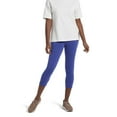 thumbnail image 1 of No nonsense Women's Cotton Capri, Royal Blue, Medium, 1 of 3