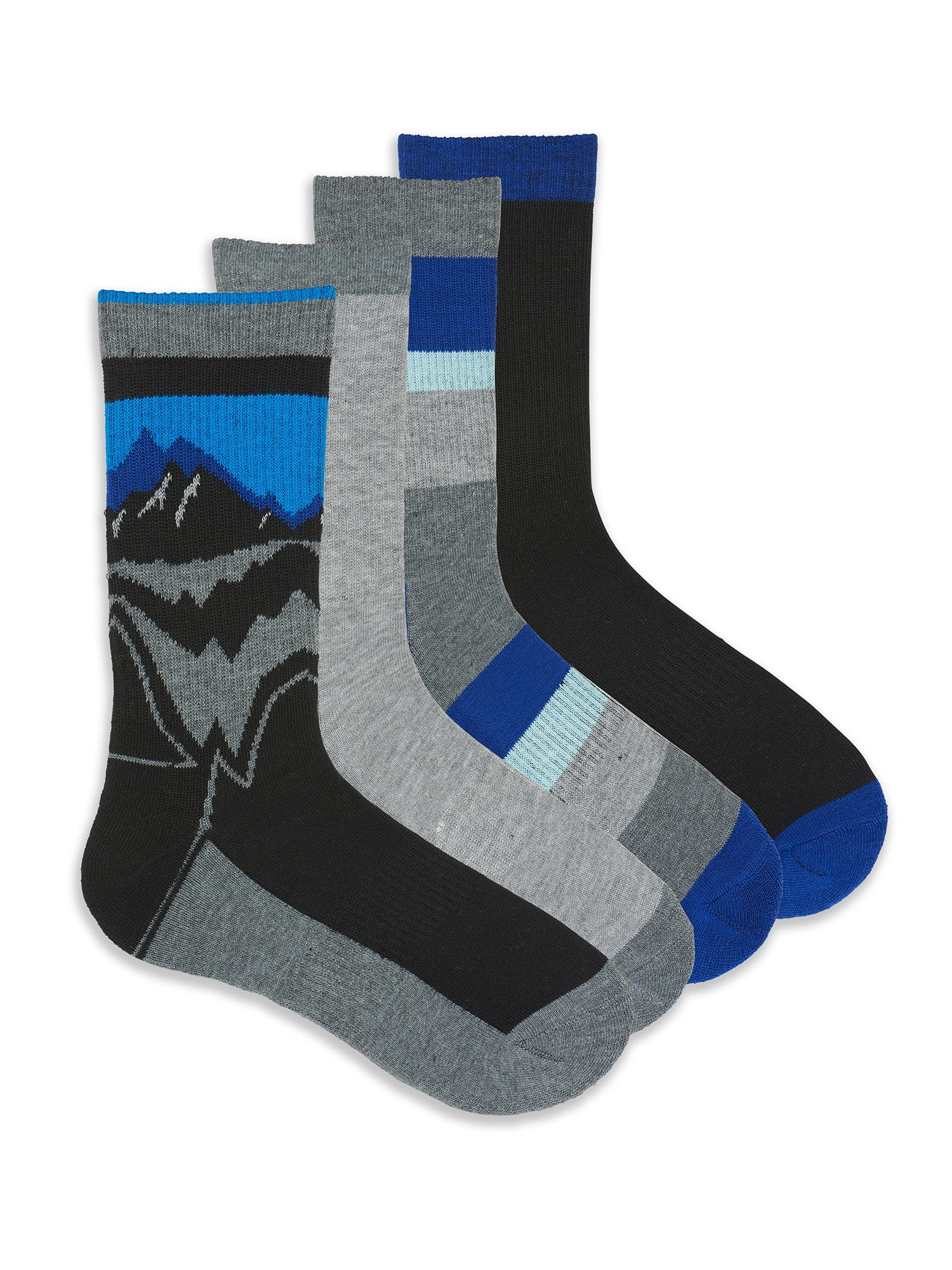 No Nonsense Outdoor Women's Crew Sock, 4 Pack