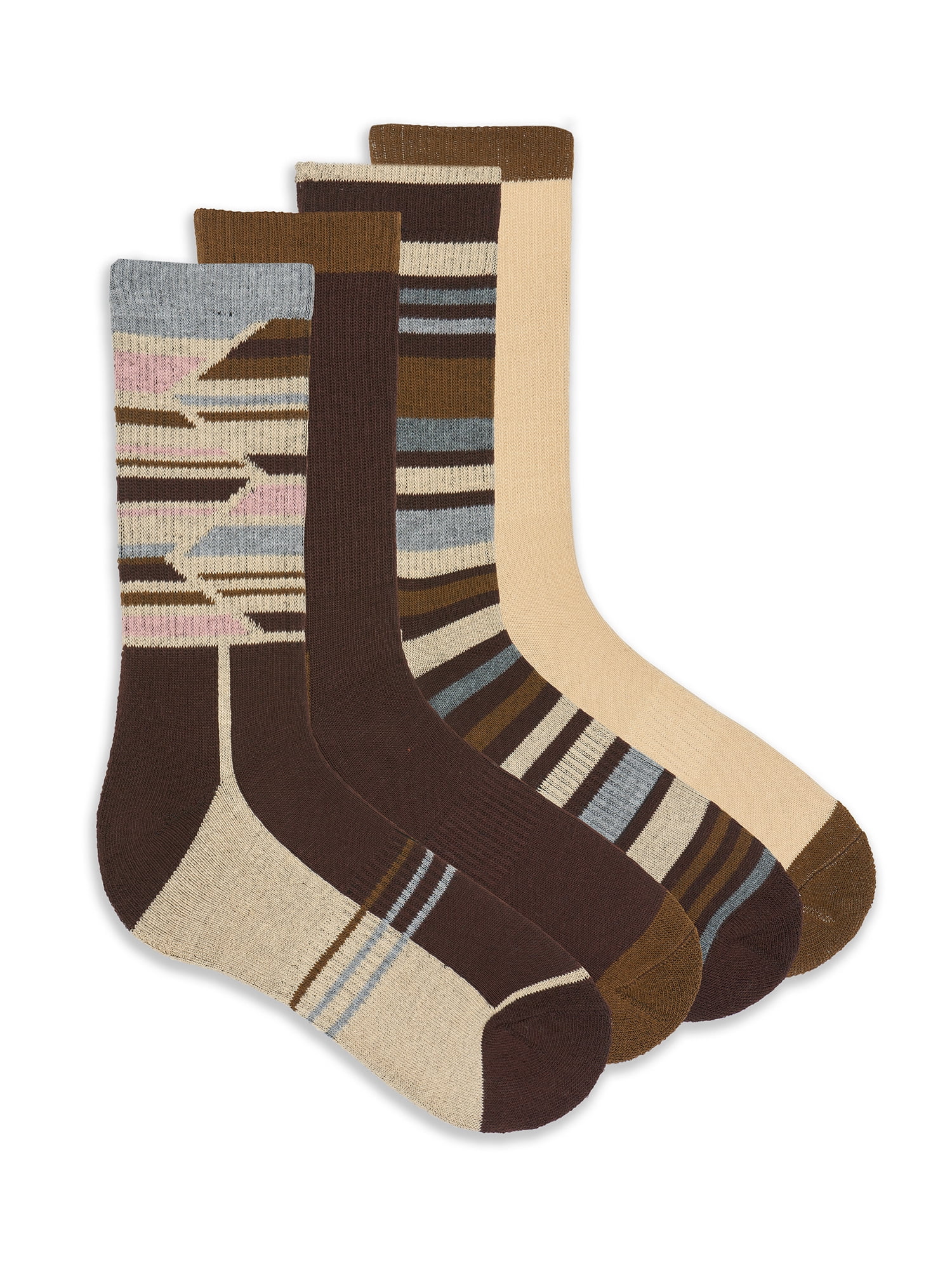 No Nonsense Outdoor Women's Crew Sock, 4 Pack