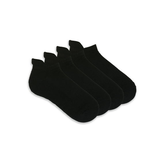 No Nonsense Outdoor Women's Tab Back No Show Sock, 4 Pack