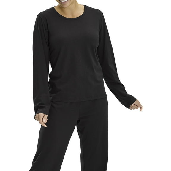 No Nonsense Women's Serene Sleep Long Sleeve Tee, Sizes S-XXL