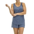 thumbnail image 1 of No Nonsense Women's Serene Sleep Tank Vintage Indigo L, 1 of 2