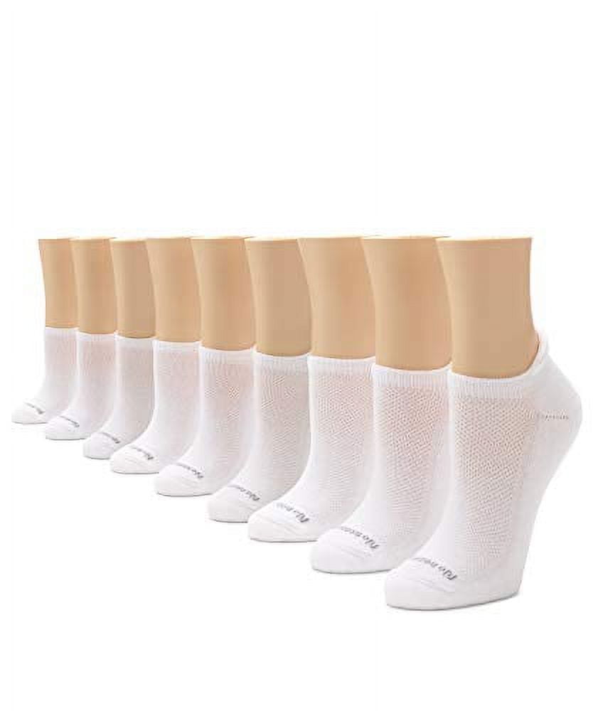 No Nonsense Women's Soft & Breathable Cushioned No Show Sock with Back