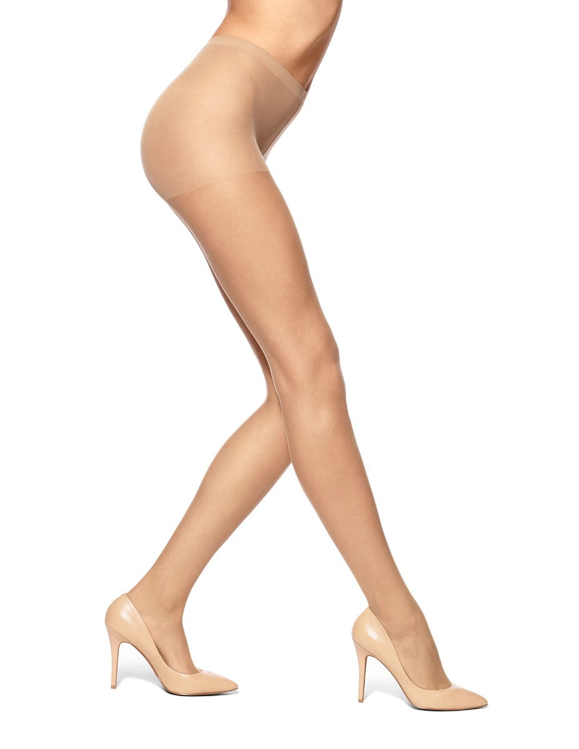 No Nonsense Women's Ultra Sheer Hosiery 1 Pair Pack Honey B