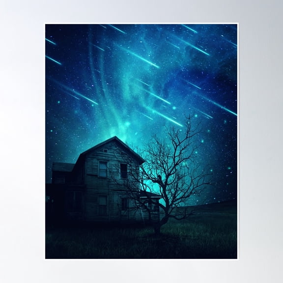No One Home Poster Wall Art, Modern Wall Decor, 8x12 UNFRAMED