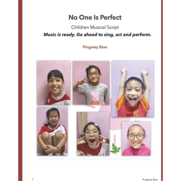 No One Is Perfect : Original Children Musical Script (Paperback)