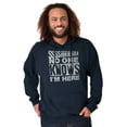 thumbnail image 1 of No One Knows I'm Here Antisocial Hoodie Sweatshirt Women Men Brisco Brands M, 1 of 6