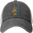 thumbnail image 1 of No One Should Live in A Closet LGBT-Q Gay Pride Proud Ally Cowboy Hat Mesh Baseball Cap Women Men Dad Hat Black, 1 of 8
