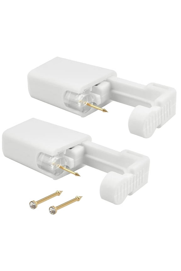 No Pain Disposable Nose Piercing Tools Set Safety Asepsis Piercing Tool 2PC