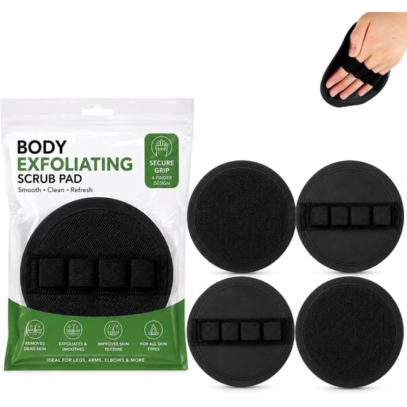 No Pain Exfoliating Bath Scrubber Glove, Soft Rubber Shower for Remove Dead All Kinds of Skin