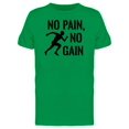 thumbnail image 1 of No Pain, No Gain Motivational Tee Men's -Image by Shutterstock, 1 of 1