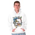thumbnail image 1 of No Pain No Gain Skull Dagger Tattoo Unisex Plus Fleece Graphic Hoodie Brisco Brands 2X, 1 of 5