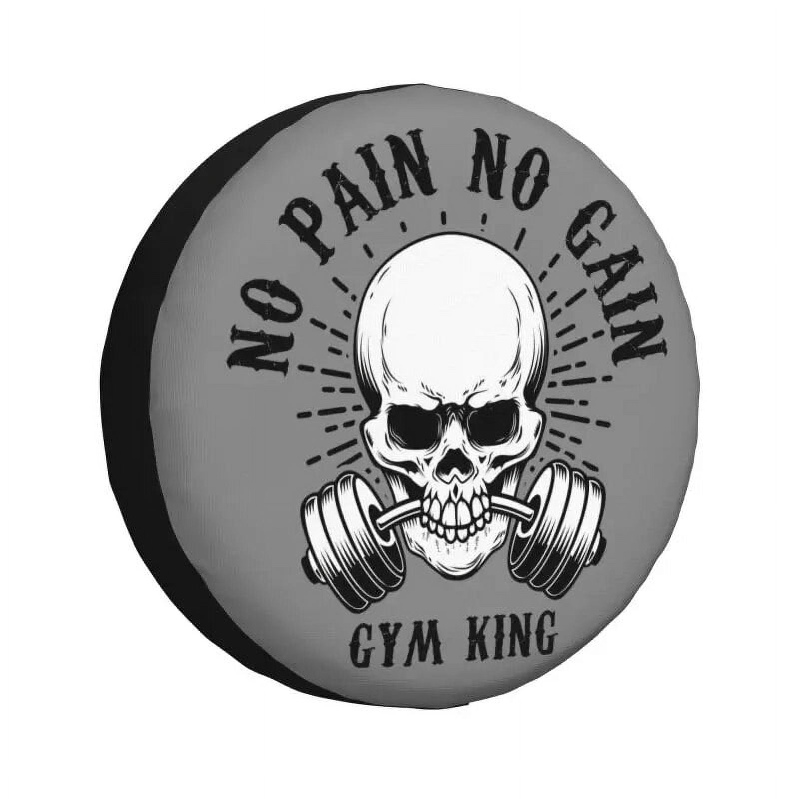 No Pain No Gain Spare Tire Cover forRAV4 Prado RV SUV 4WD 4x4
