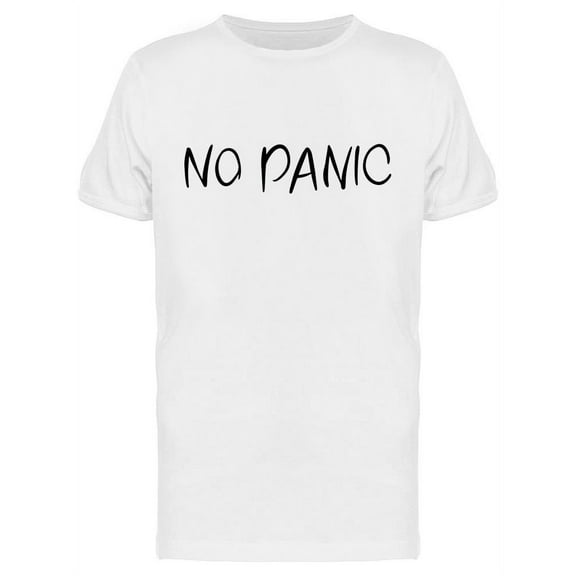 No Panic T-Shirt Men -Image by Shutterstock, Male Medium
