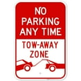 thumbnail image 1 of No Parking Any Time Sign, Tow Away Zone Sign,, 1 of 8