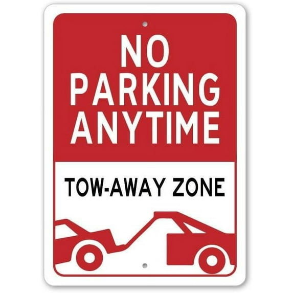 No Parking Anytime Sign, Durable No Parking Sign,Parking Sign｜Vintage ...